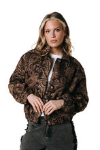 Afbeelding in Gallery-weergave laden, Jacket Bente Paisley Jacquard Bomber