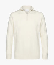Afbeelding in Gallery-weergave laden, PULLOVER HALF ZIP OFF WHITE