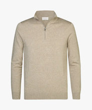 Afbeelding in Gallery-weergave laden, PULLOVER HALFZIP BEIGE