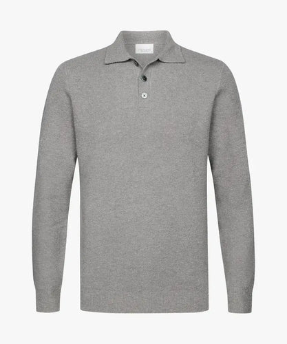 POLO LS M GREY