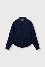 Afbeelding in Gallery-weergave laden, Denim blouse woven fitted waist