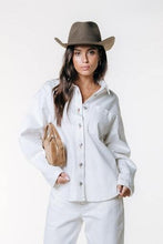 Afbeelding in Gallery-weergave laden, Blouse June Barrel Sleeve Contrast