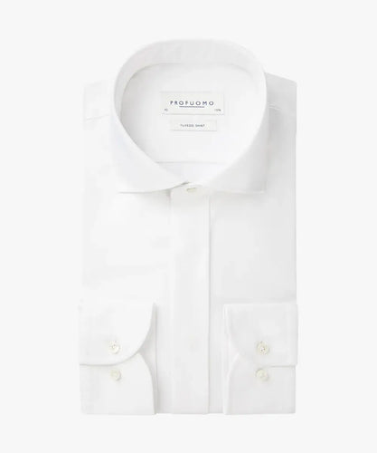 SHIRT CUTAWAY BLIND PLACK WHITE