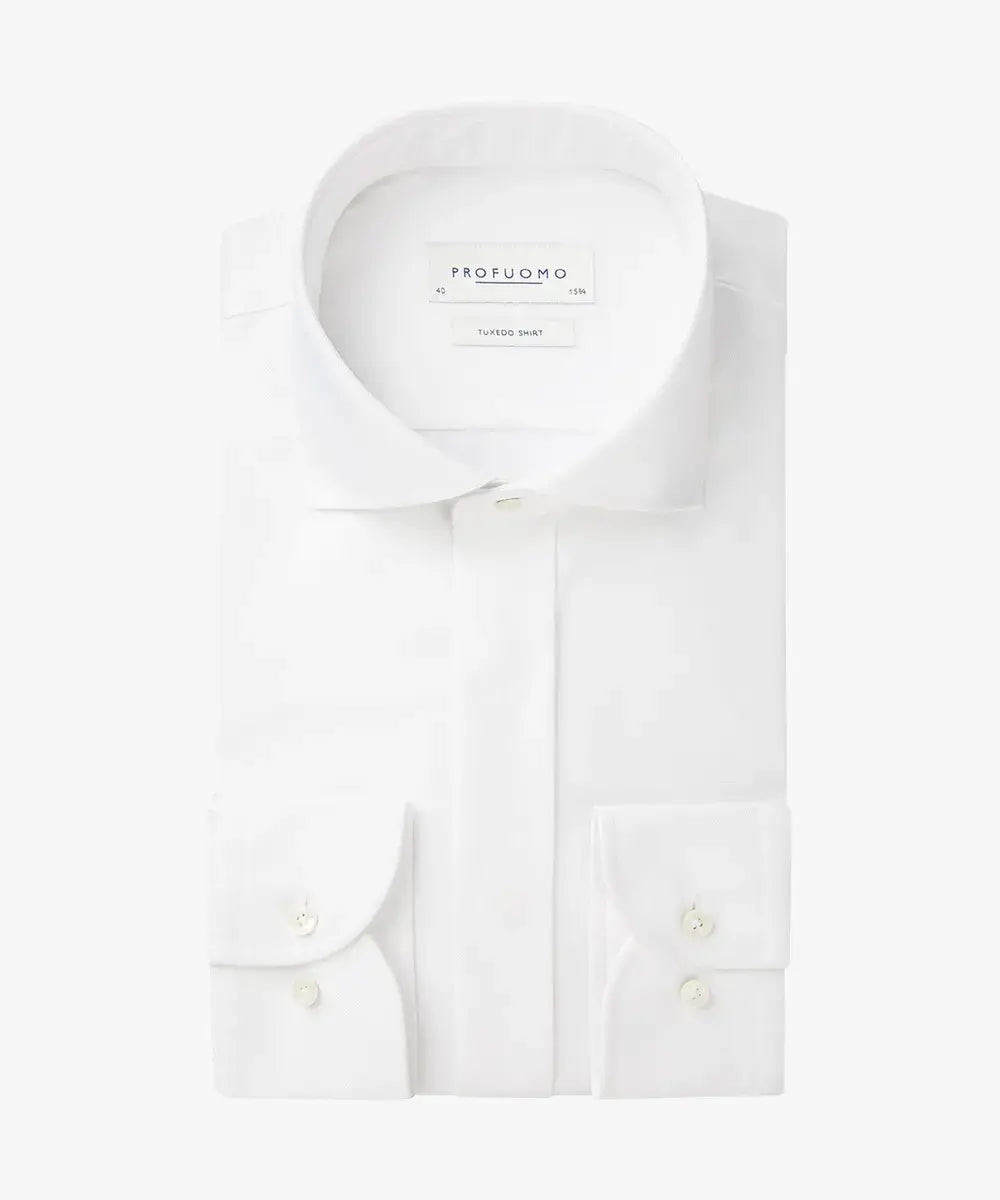 SHIRT CUTAWAY BLIND PLACK WHITE