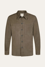 Afbeelding in Gallery-weergave laden, OVERSHIRT SHIRT SUEDE TAUPE