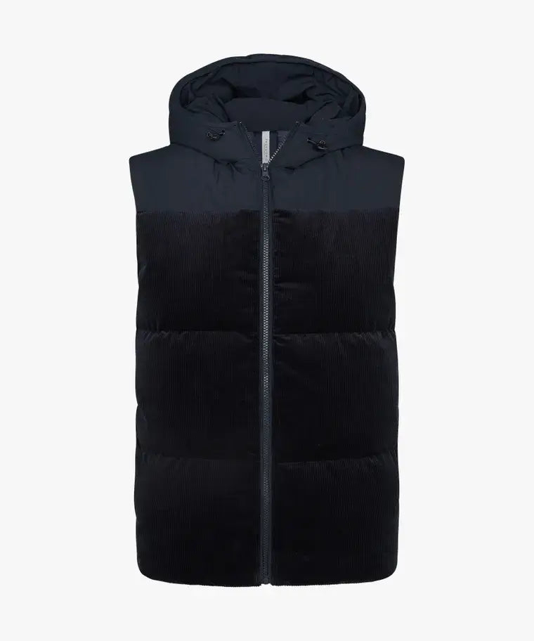 BODYWARMER 2TONE D.BLUE