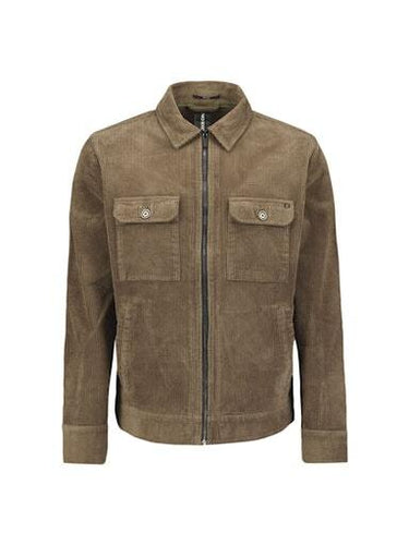 Overshirt Zipper Corduroy Coord