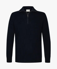 Afbeelding in Gallery-weergave laden, PULLOVER HALF ZIP NAVY