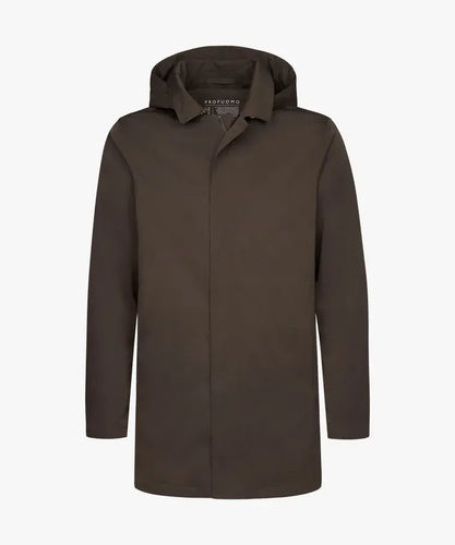 RAINCOAT LONG MAGNET BROWN