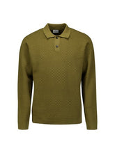 Afbeelding in Gallery-weergave laden, Pullover Polo Buttons Jacquard Knit