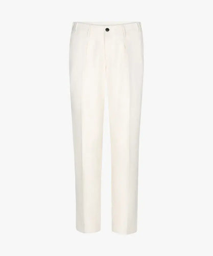 TROUSER HERRINGB RLX OFFWHITE
