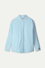 Afbeelding in Gallery-weergave laden, Blouse Poplin Striped Smashing Blue