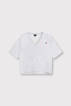 Afbeelding in Gallery-weergave laden, Sweater ladies knitted v-neck shortsleeve