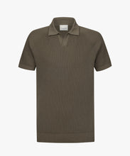 Afbeelding in Gallery-weergave laden, POLO OPEN COLLAR SS L BROWN