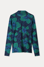 Afbeelding in Gallery-weergave laden, Turtleneck Romi Jersey Bloom Teal Green