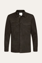 Afbeelding in Gallery-weergave laden, OVERSHIRT PB SUEDE D.BROWN