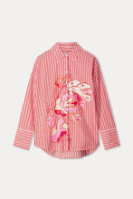 Afbeelding in Gallery-weergave laden, Blouse Poplin Striped Orange