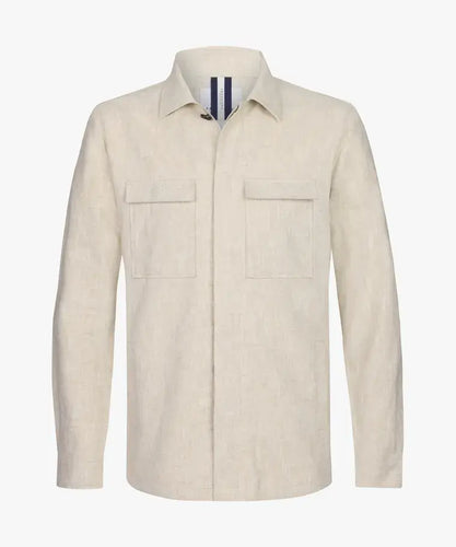 OVERSHIRT COTTON LINEN BEIGE