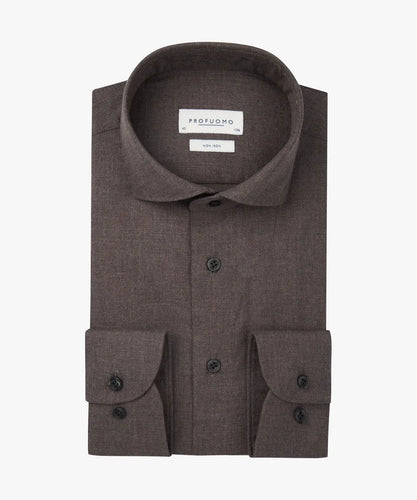 SHIRT X-CUTAWAY SF BROWN
