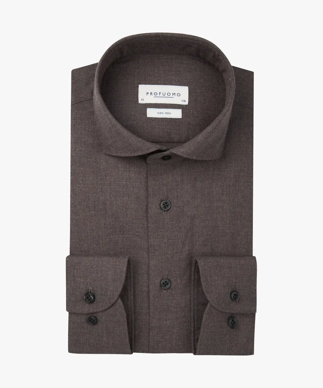 SHIRT X-CUTAWAY SF BROWN