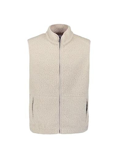 Sweater Vest Full zip Teddy Sleeve