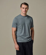 Afbeelding in Gallery-weergave laden, T-SHIRT CREW NECK SS GREY BLUE