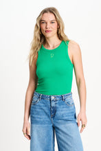 Afbeelding in Gallery-weergave laden, Tanktop Rib Palm Green