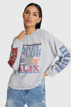 Afbeelding in Gallery-weergave laden, T-shirt ladies knitted fancy print longsleeve