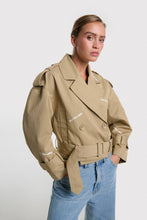 Afbeelding in Gallery-weergave laden, Trench coat ladies woven short alix