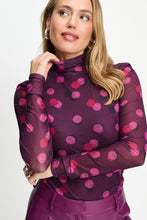 Afbeelding in Gallery-weergave laden, Turtleneck Romi Mesh Disco Dots