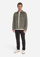 Afbeelding in Gallery-weergave laden, Overshirt Full Zip Melange Twill Ef