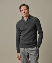 Afbeelding in Gallery-weergave laden, PULLOVER HALF ZIP GREY