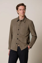 Afbeelding in Gallery-weergave laden, OVERSHIRT SHIRT SUEDE TAUPE