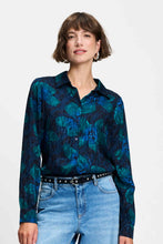 Afbeelding in Gallery-weergave laden, Blouse Mila Bloom Teal Green