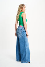 Afbeelding in Gallery-weergave laden, Tanktop Rib Palm Green
