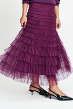 Afbeelding in Gallery-weergave laden, Skirt Bella Dark Plum