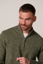Afbeelding in Gallery-weergave laden, PULLOVER HALF ZIP D GREEN