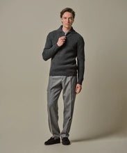 Afbeelding in Gallery-weergave laden, PULLOVER HALF ZIP GREY