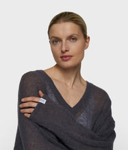 Afbeelding in Gallery-weergave laden, thin v-neck knit sweater