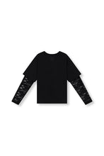 Afbeelding in Gallery-weergave laden, T-shirt lace sleeve Teddy