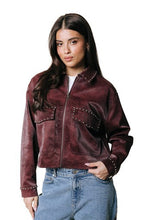 Afbeelding in Gallery-weergave laden, Jacket Jo Suede Studded Worker
