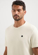 Afbeelding in Gallery-weergave laden, T-Shirt Crewneck Relief Jacquard Bl