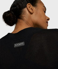 Afbeelding in Gallery-weergave laden, V-neck cardigan mesh/ GOTS