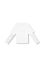 Afbeelding in Gallery-weergave laden, T-shirt lace sleeve Teddy