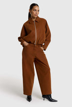 Afbeelding in Gallery-weergave laden, Jacket woven faux suede ballon