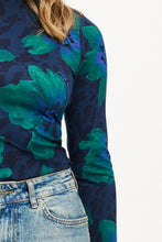 Afbeelding in Gallery-weergave laden, Turtleneck Romi Jersey Bloom Teal Green