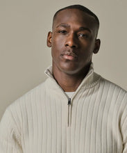 Afbeelding in Gallery-weergave laden, PULLOVER HALF ZIP OFF WHITE