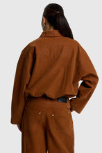 Afbeelding in Gallery-weergave laden, Jacket woven faux suede ballon