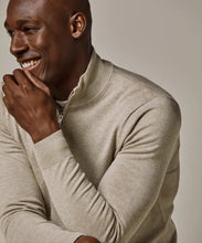 Afbeelding in Gallery-weergave laden, PULLOVER HALFZIP BEIGE
