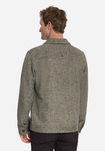 Afbeelding in Gallery-weergave laden, Overshirt Full Zip Melange Twill Ef